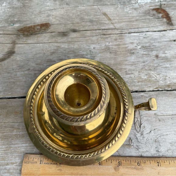 Vintage Brass candlestick holder - Picture 5 of 9